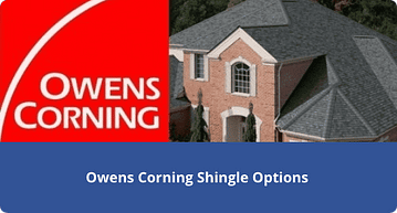 Owens Corning Asphalt Shingle Options